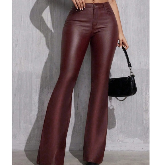 Luxe  Matte Flare Wide Leg pants - Picture 1 of 8